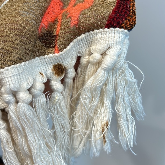 Giddy up glamour south western bohemian Aztec duster vest women’s size 1x - Picture 4 of 10